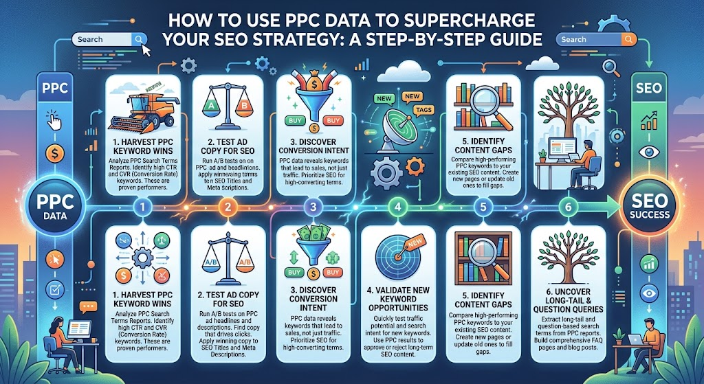 How to Use PPC Data to Supercharge Your SEO Strategy: A Step-by-Step Guide
