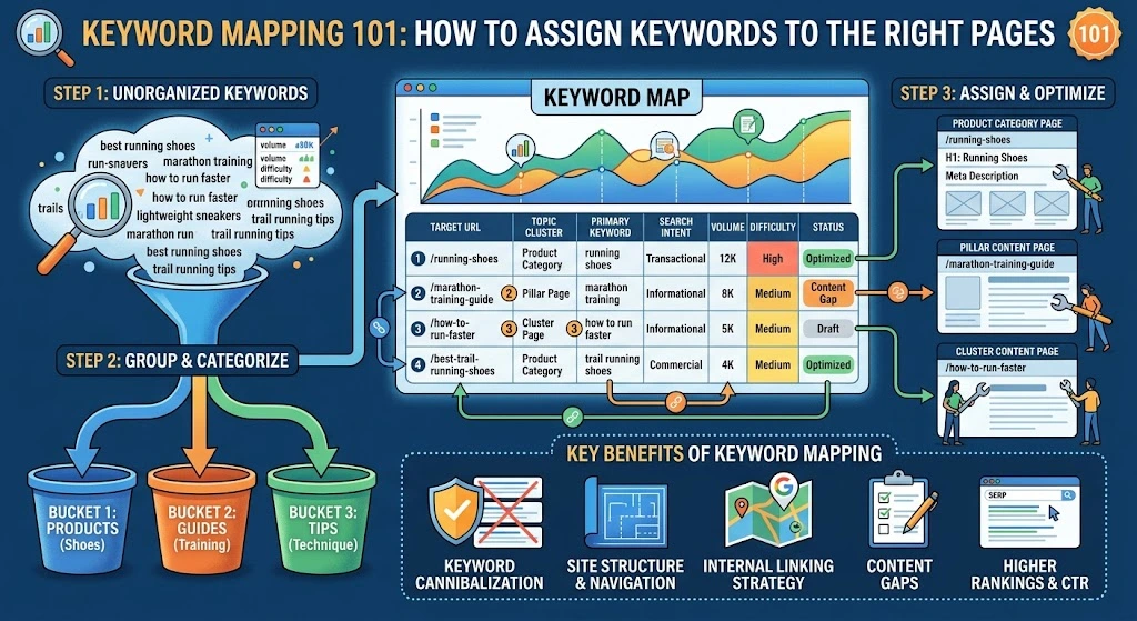 Keyword Mapping 101: How to Assign Keywords to the Right Pages